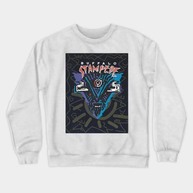 Buffalo Stampede Program Crewneck Sweatshirt by DirtyD